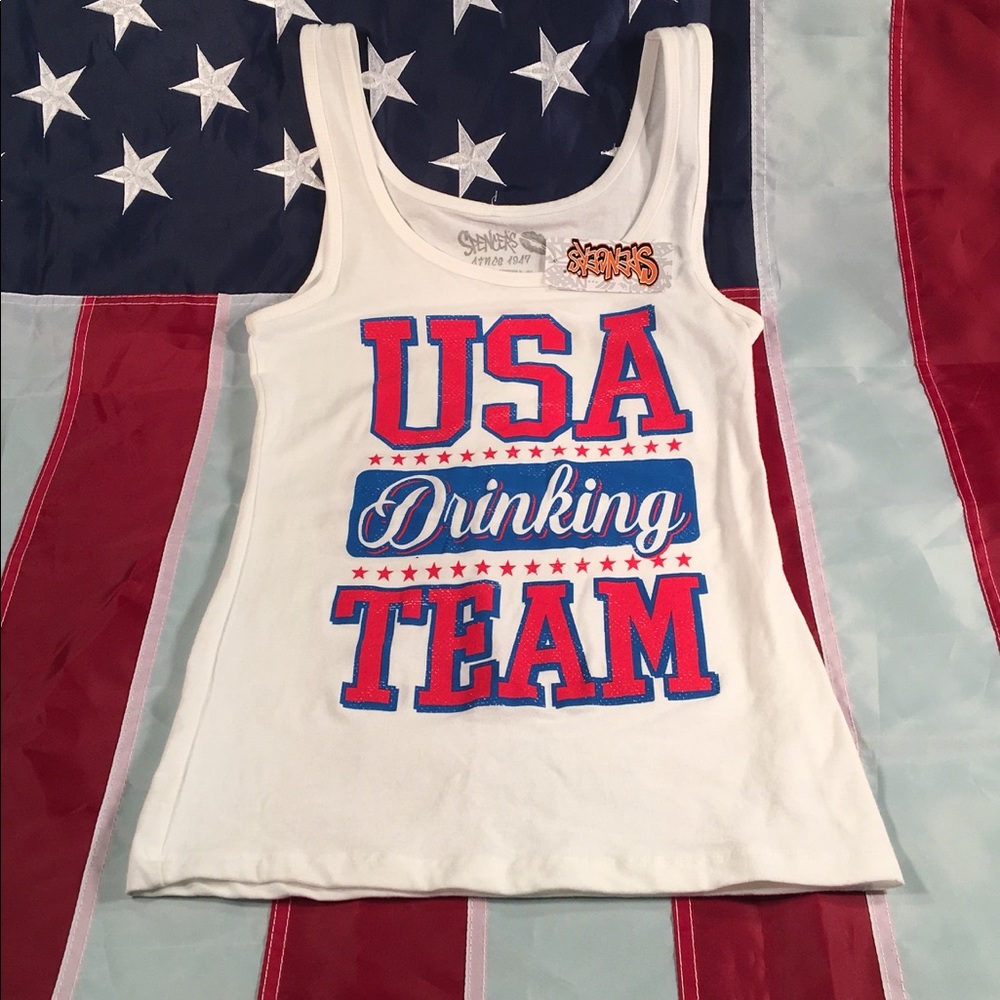 Women’s USA Drinking Team Tank S Small